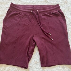 ASOS Design Womens Burgandy Wine Men’s Lounge Casual Shorts Size M